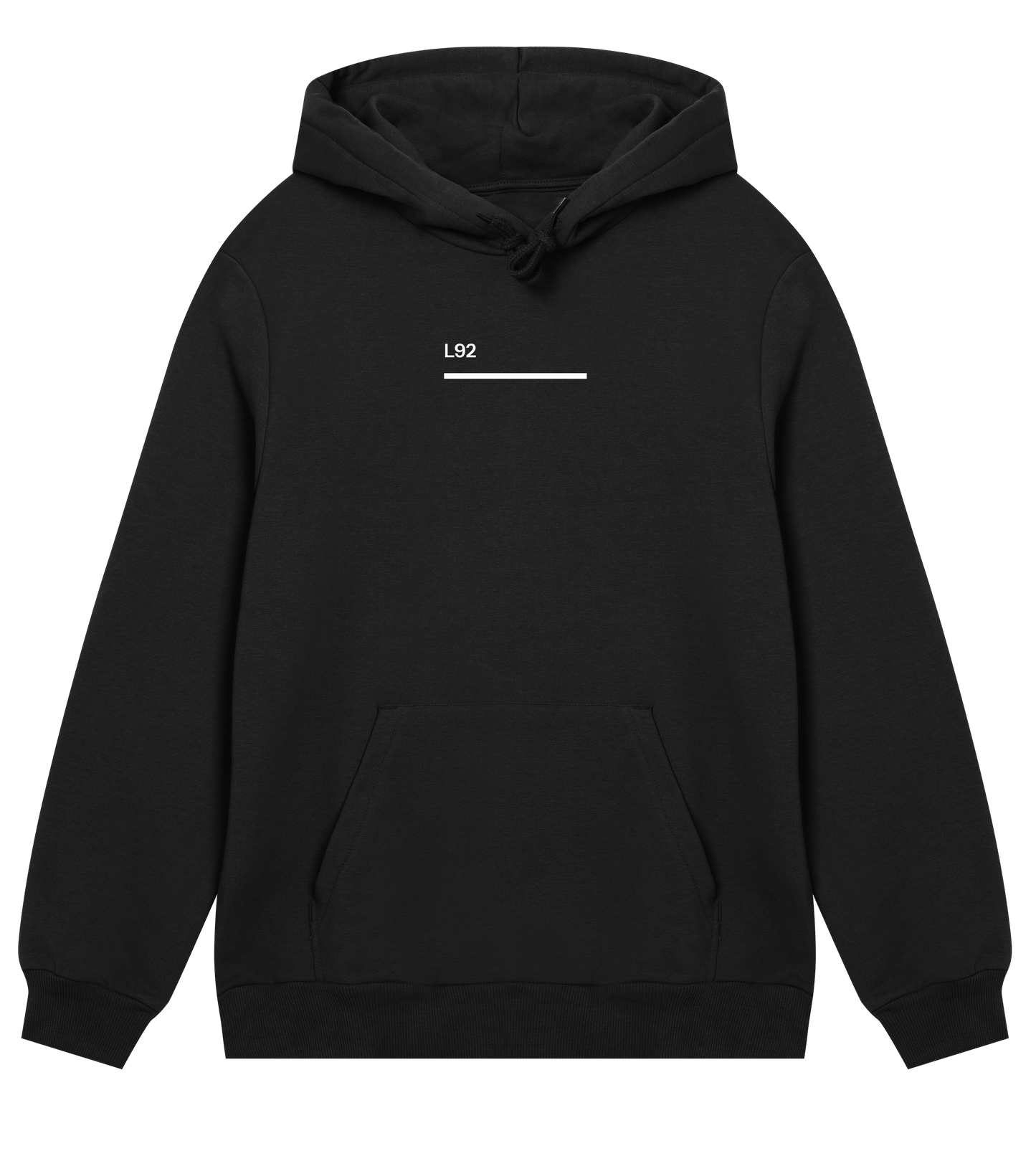 tracks | powder ski | hoodie | white-on-black edition